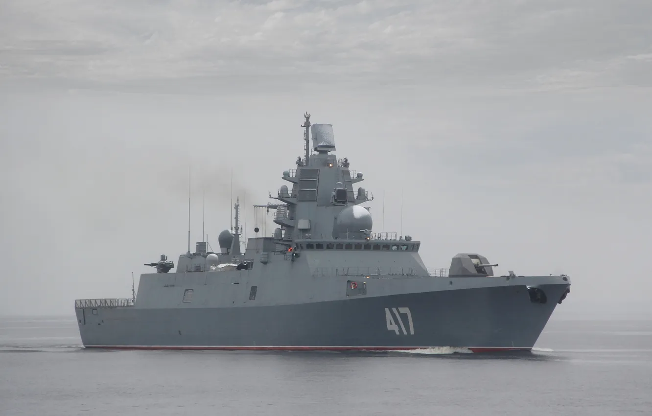 Photo wallpaper Admiral Of The Soviet Navy Gorshkov Sousa, the project 22350, A 1st-rank frigate