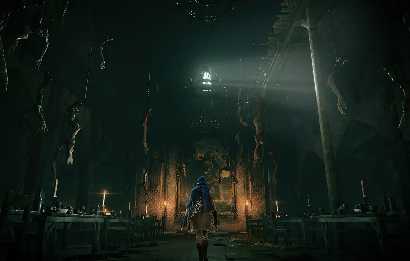 Photo wallpaper game, dark fantasy, From Software, Elden Ring