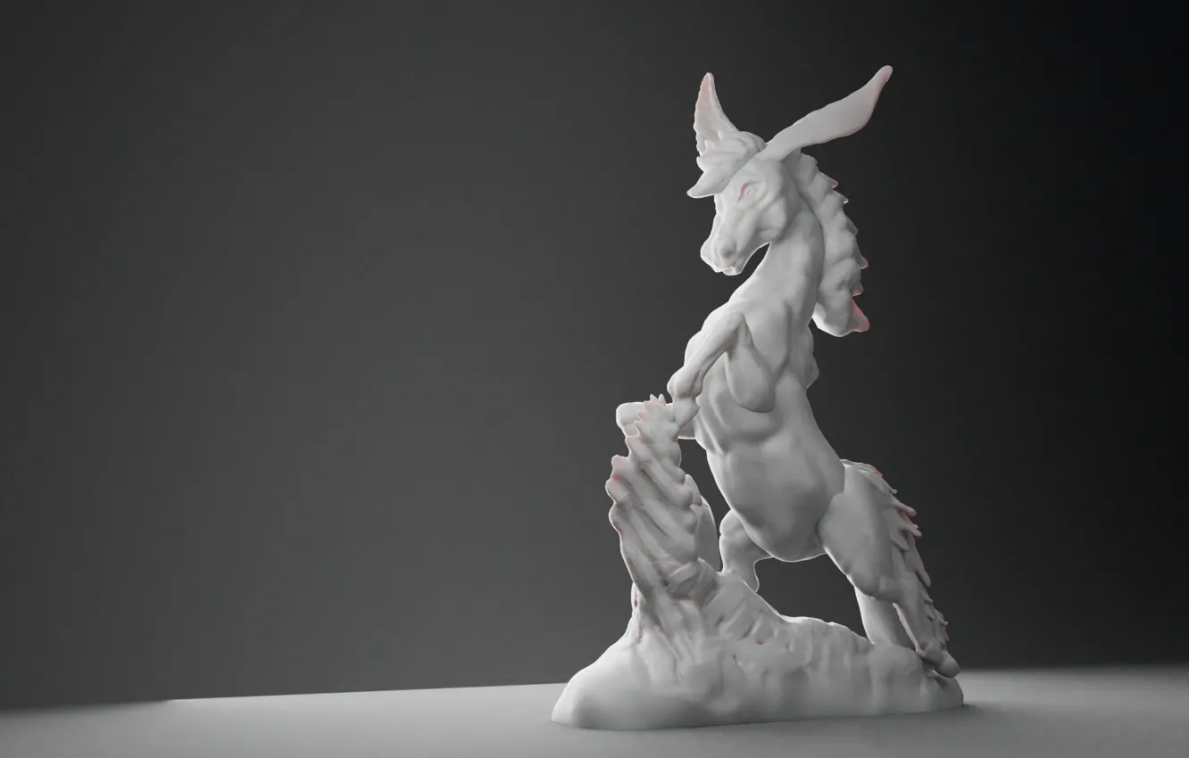 Photo wallpaper toy, art, sculpture, AlexStormND, 3d model, the hunchback horse