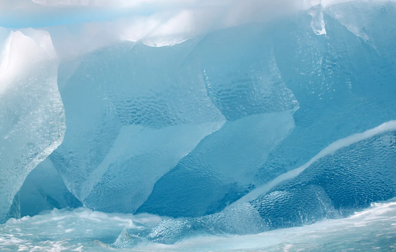 Photo wallpaper ice, winter, Arctic, toross