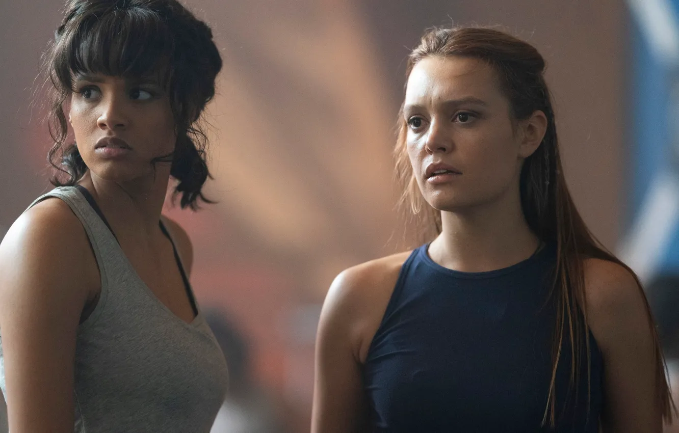 Photo wallpaper girl, soldiers, witch, the gym, training, Mikey, Abigail Bellweather, Motherland: Fort Salem