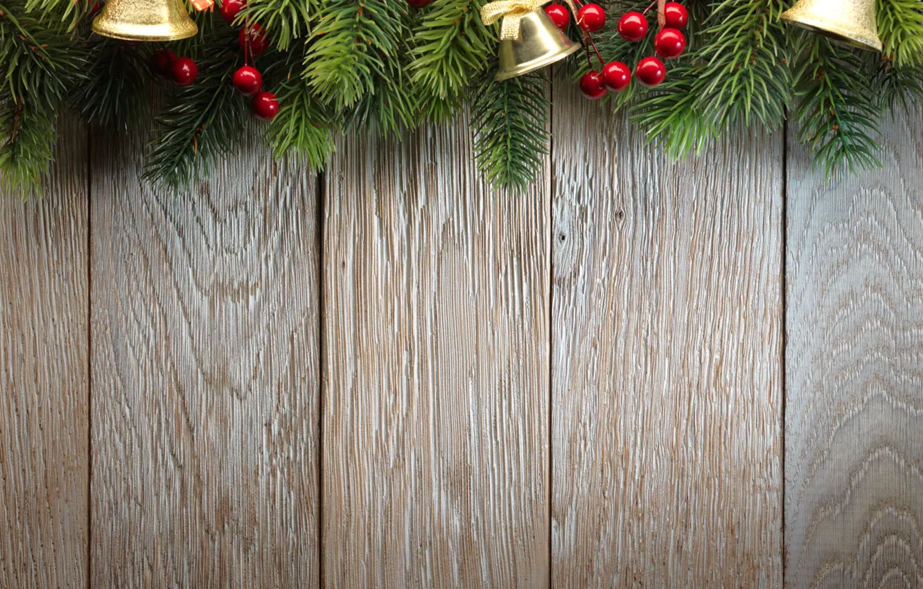 Photo wallpaper decoration, tree, New Year, Christmas, happy, Christmas, wood, tree