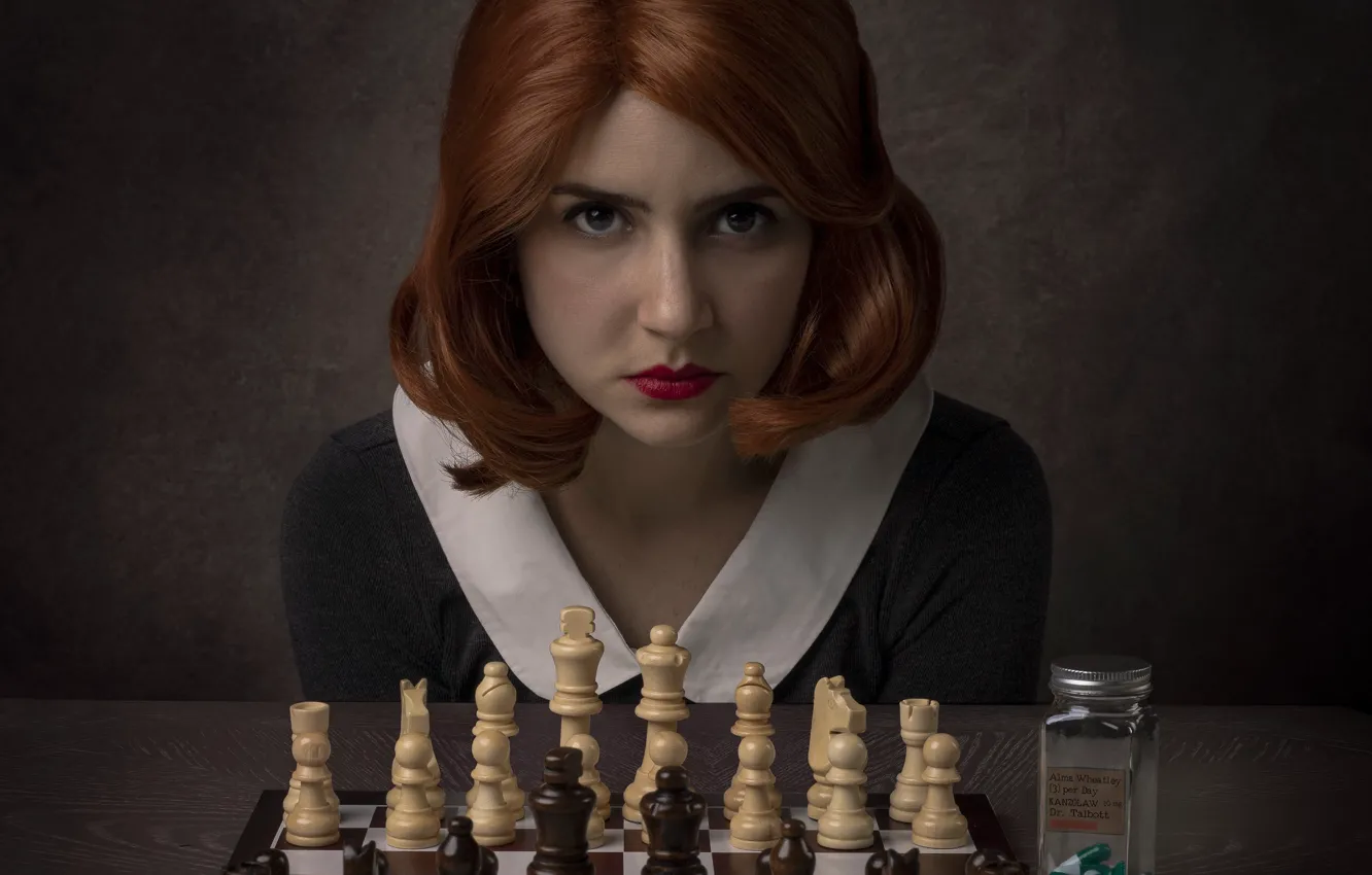 Wallpaper girl, chess, Beth Harmon for mobile and desktop, section ...