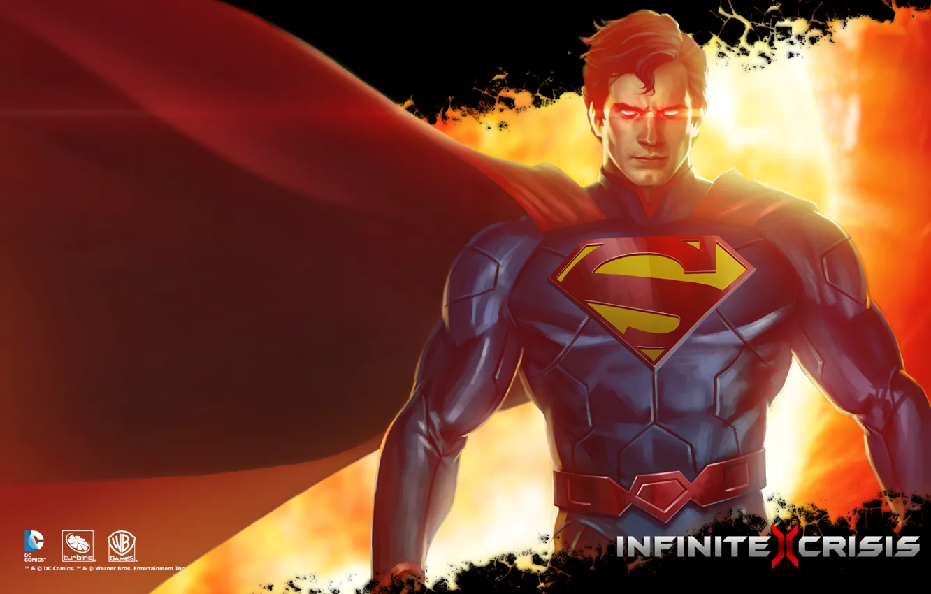 Photo wallpaper Superman, infinite crisis, moba, turbine