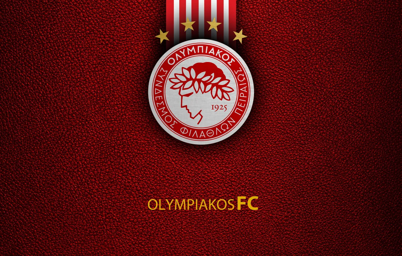 Photo wallpaper wallpaper, sport, logo, football, Greek Super League, Olympiakos