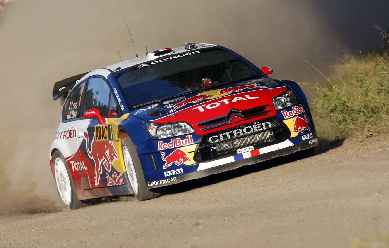 Photo wallpaper Citroen, 2010, Germany, WRC, Rally, S. Loeb