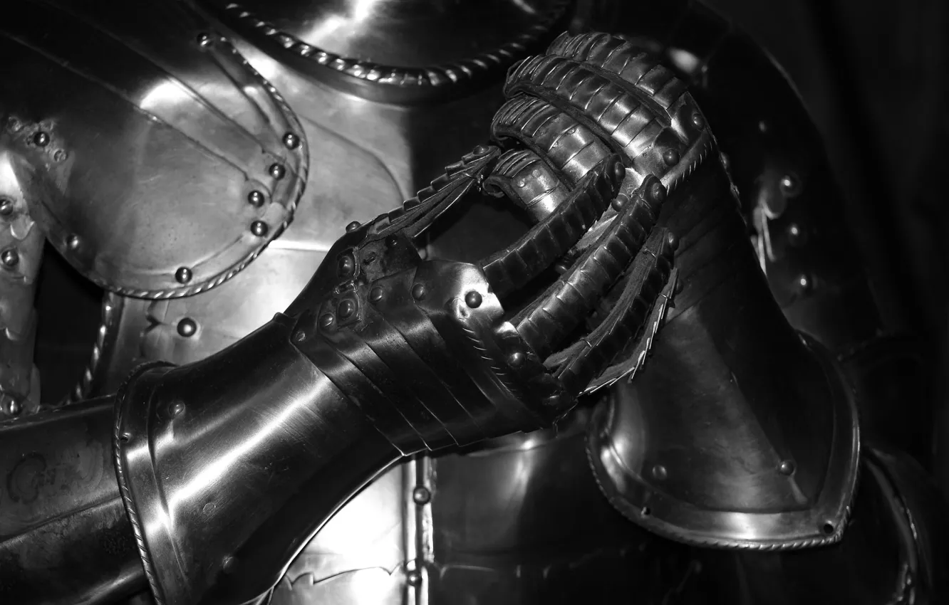 Photo wallpaper armor, knight, metal