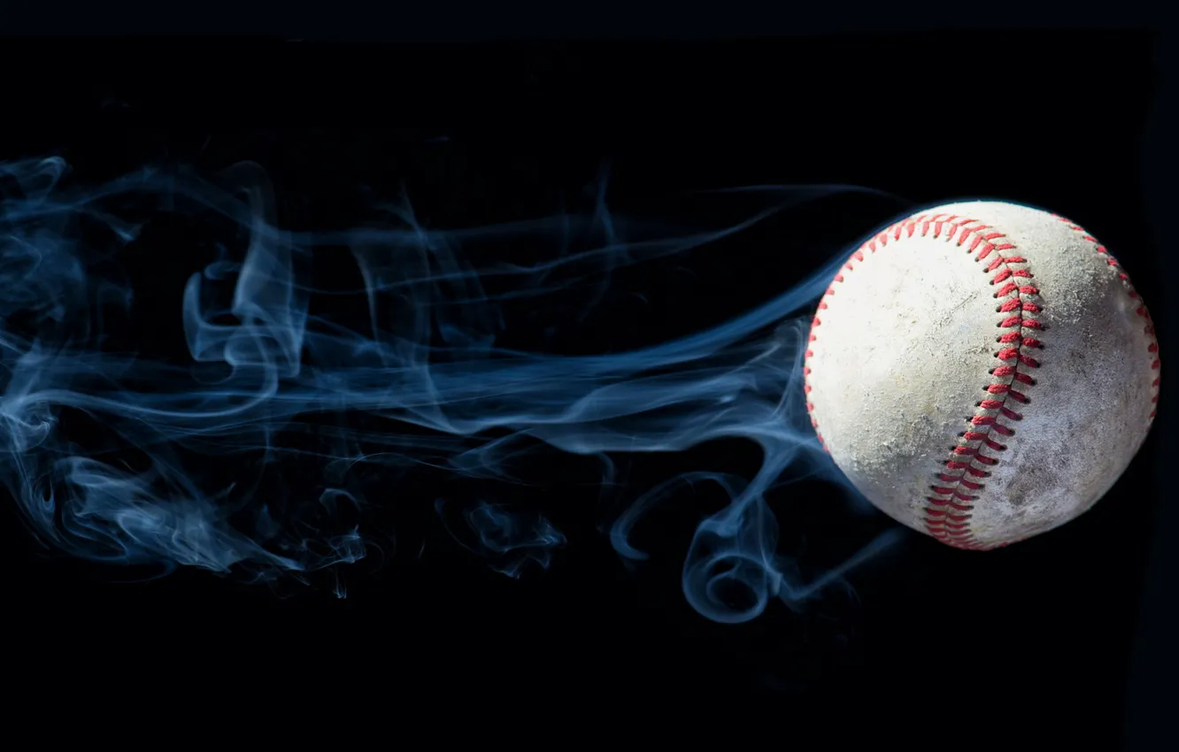Photo wallpaper sport, smoke, ball, Heat