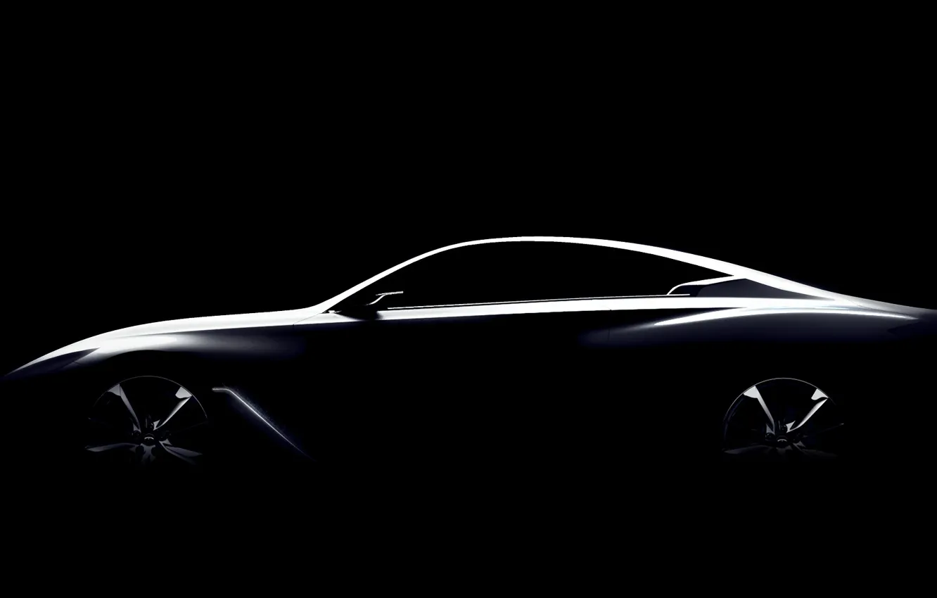 Photo wallpaper Concept, Infiniti, infiniti, Silver, Q60, (2017)