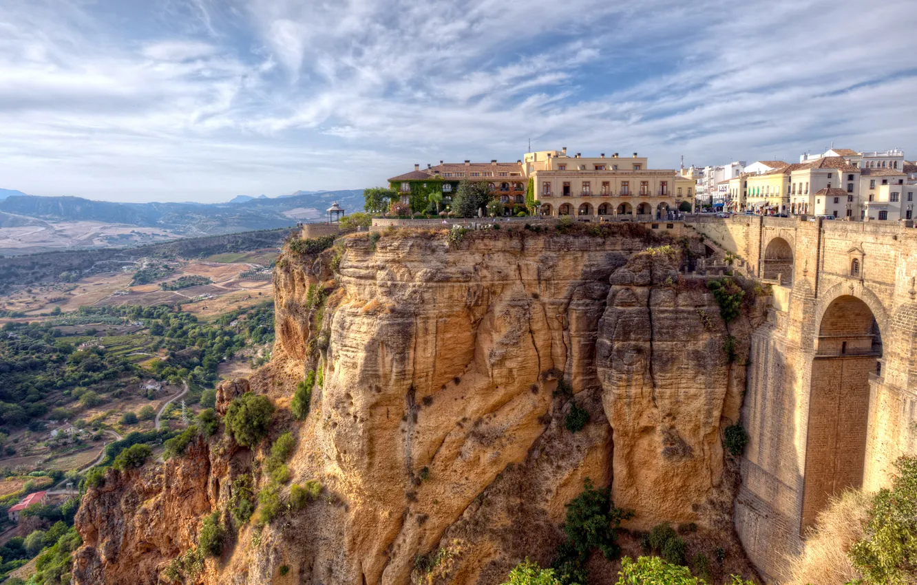 Photo wallpaper arch, Spain, The house on the mountain