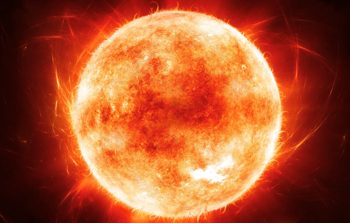 Photo wallpaper the sun, light, radiation, temperature, radiation, coronary emissions, prominence