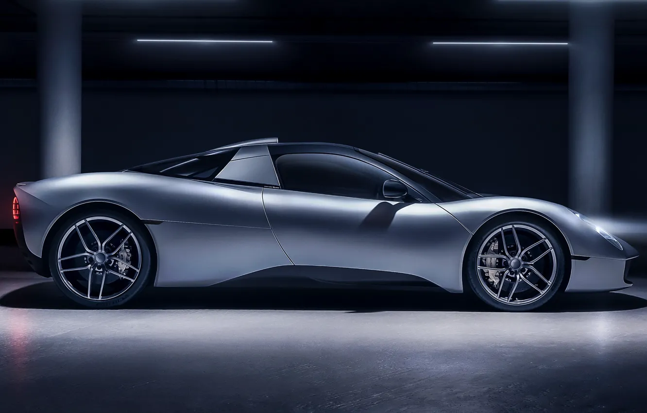 Photo wallpaper columns, exterior, columns, exterior, 2022, Gordon Murray Automotive, Gordon Murray, T.33