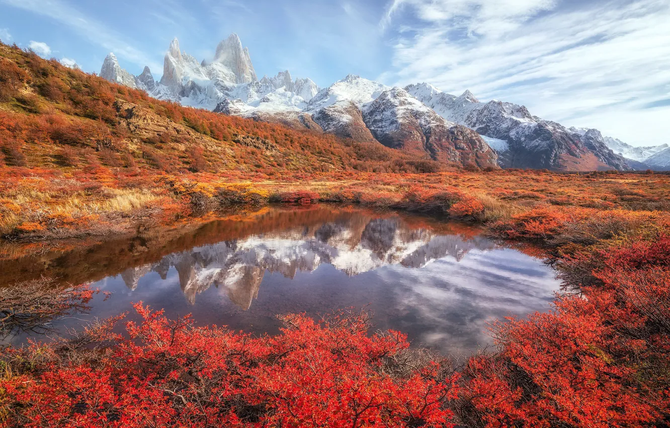 Photo wallpaper landscape, nature, Patagonia