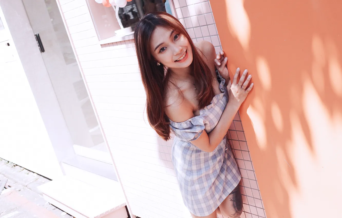 Photo wallpaper China, wallpaper, girl, sexy, woman, model, asian, cute