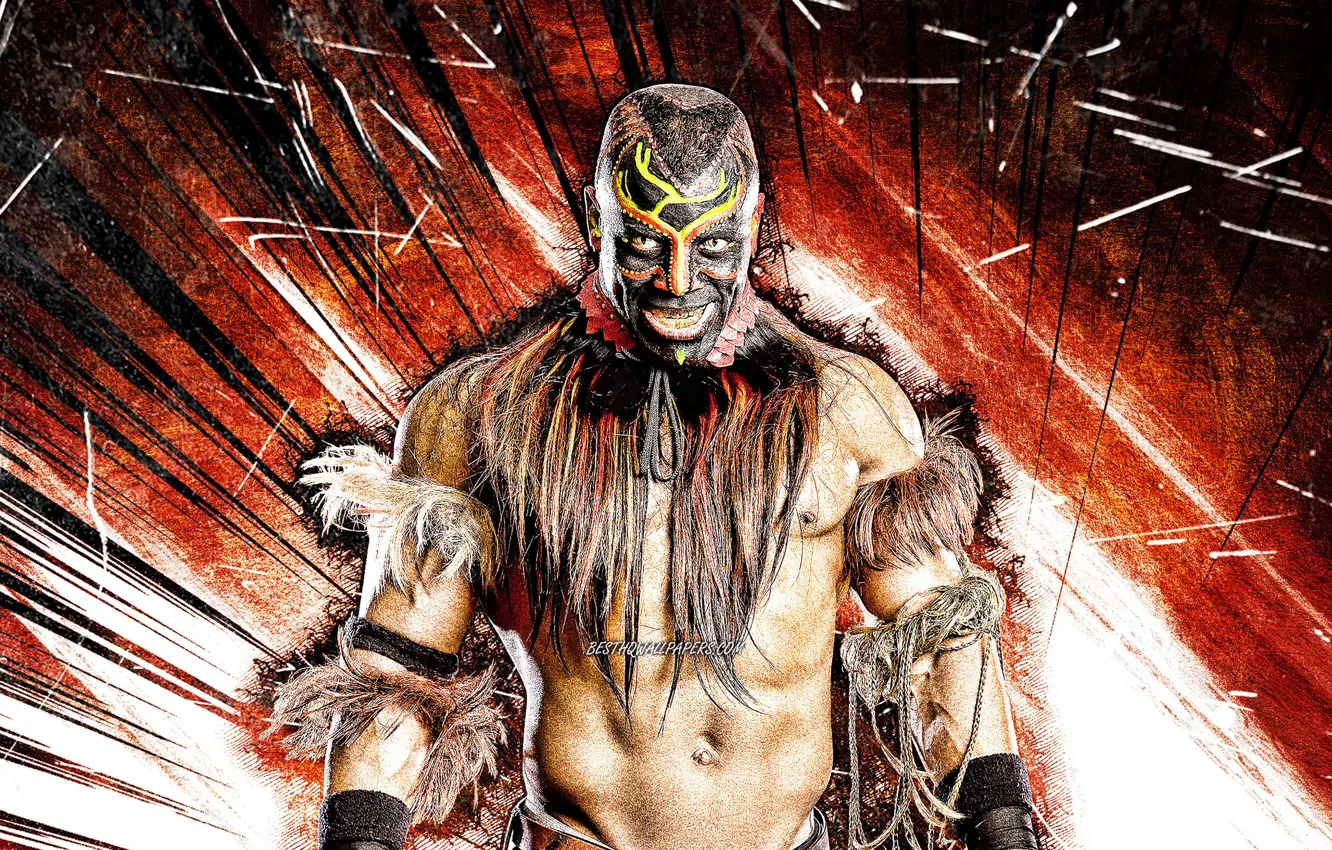 Photo wallpaper art, grunge, american, wwe, wrestler, the boogeyman