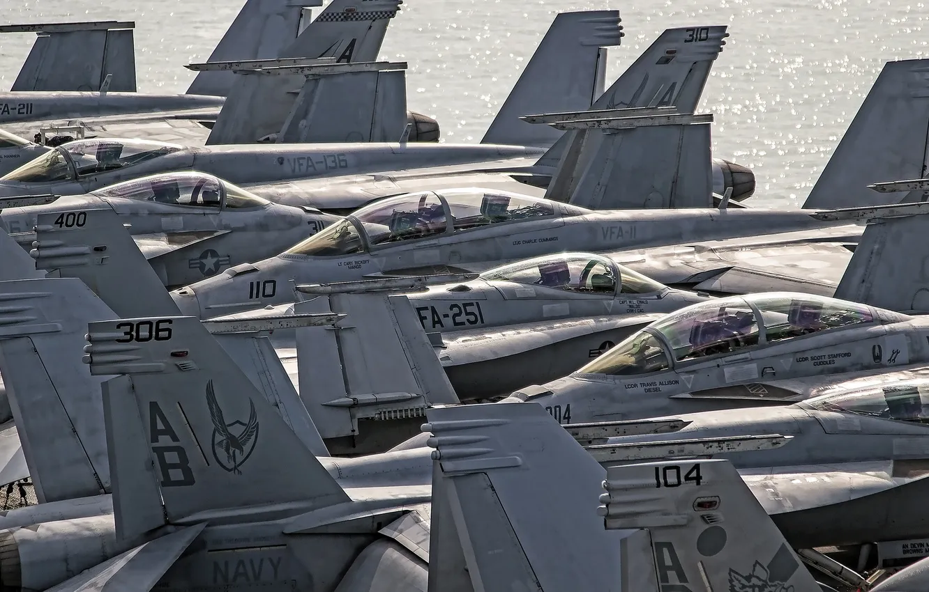 Photo wallpaper aviation, fighters, Hornet, FA-18