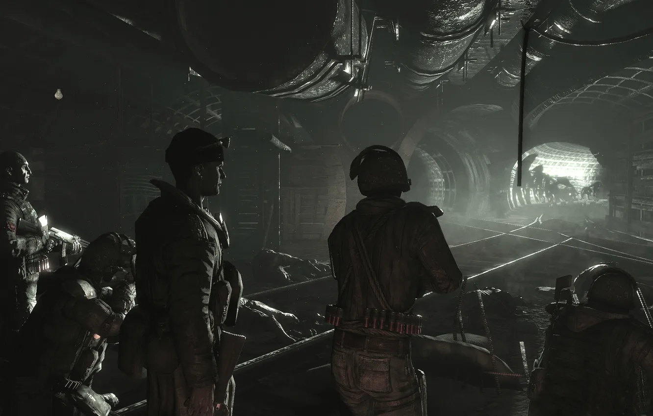 Photo wallpaper metro, postapokalipsis, 2033, Metro, defense