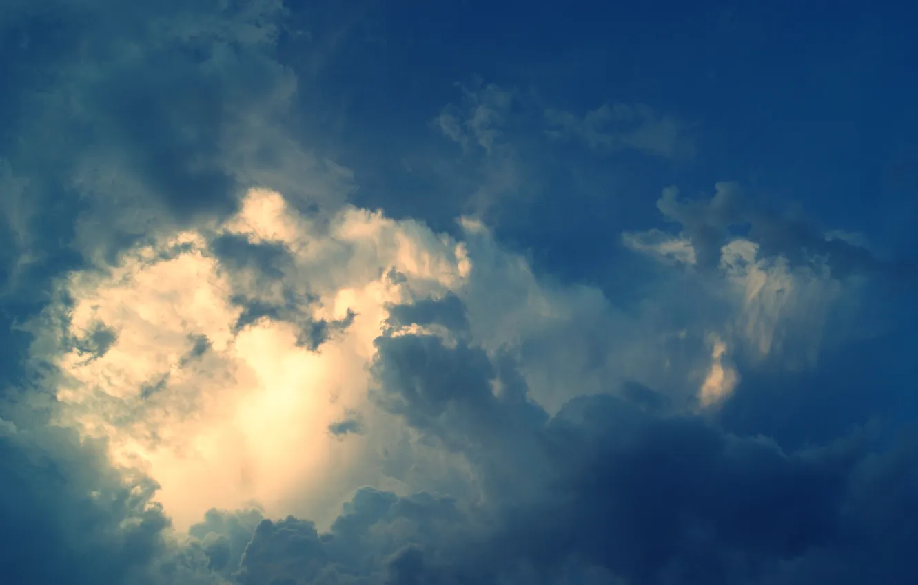 Photo wallpaper the sky, clouds, clearance