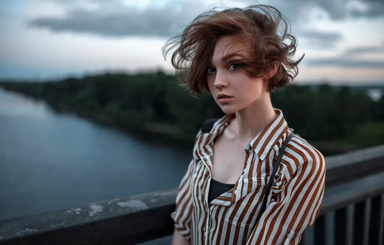 Photo wallpaper the wind, Russia, the beauty, Olya, George Chernyadev, Olga Pushkina