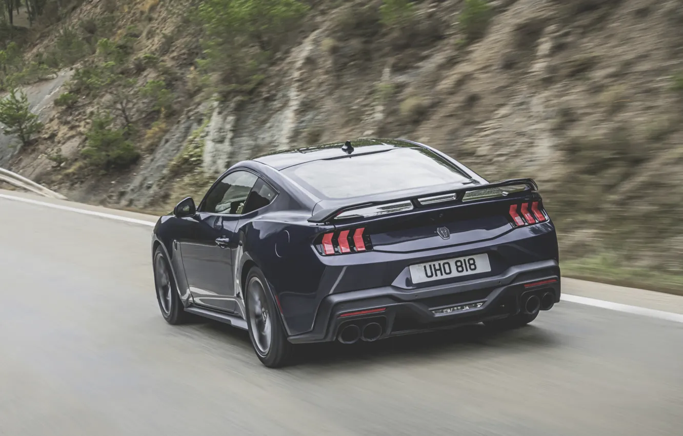 Photo wallpaper Mustang, Ford, Ford Mustang Dark Horse