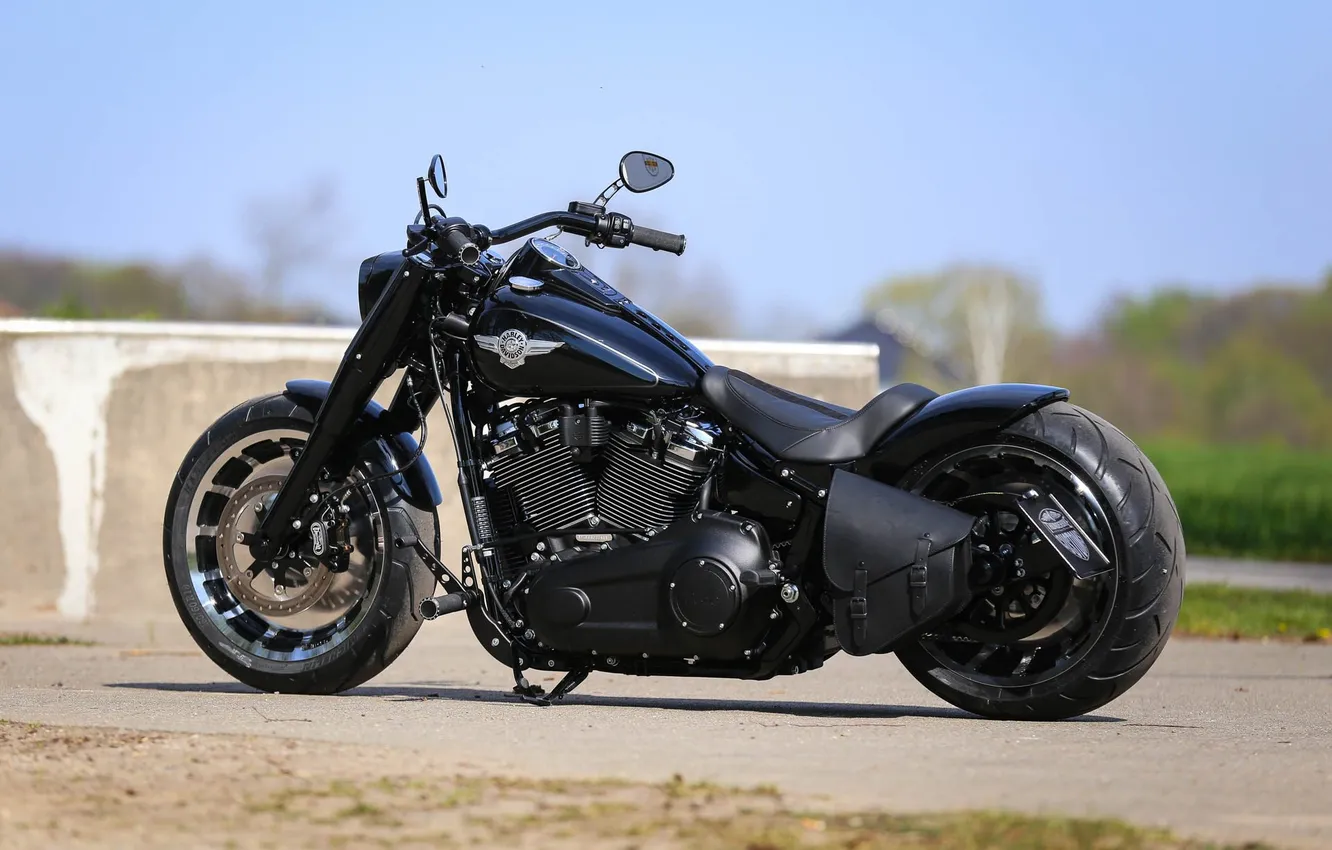 Photo wallpaper motorcycle, Harley Davidson, bike, Thunderbike customs