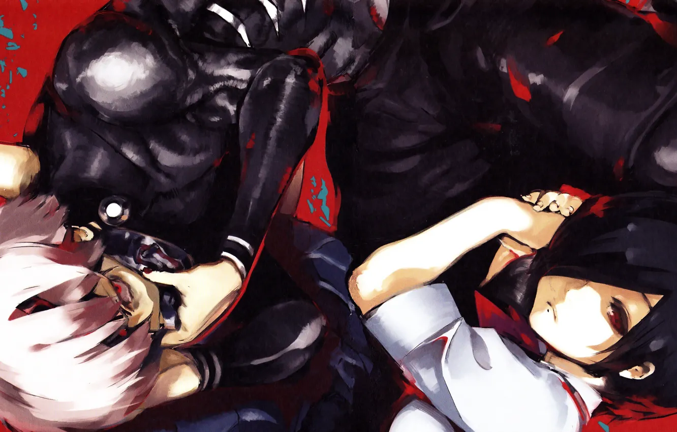 Photo wallpaper art, Tokyo Ghoul, Ken Kanek, Tokyo Ghoul, The Kaneko Ken, Kirishima Toka