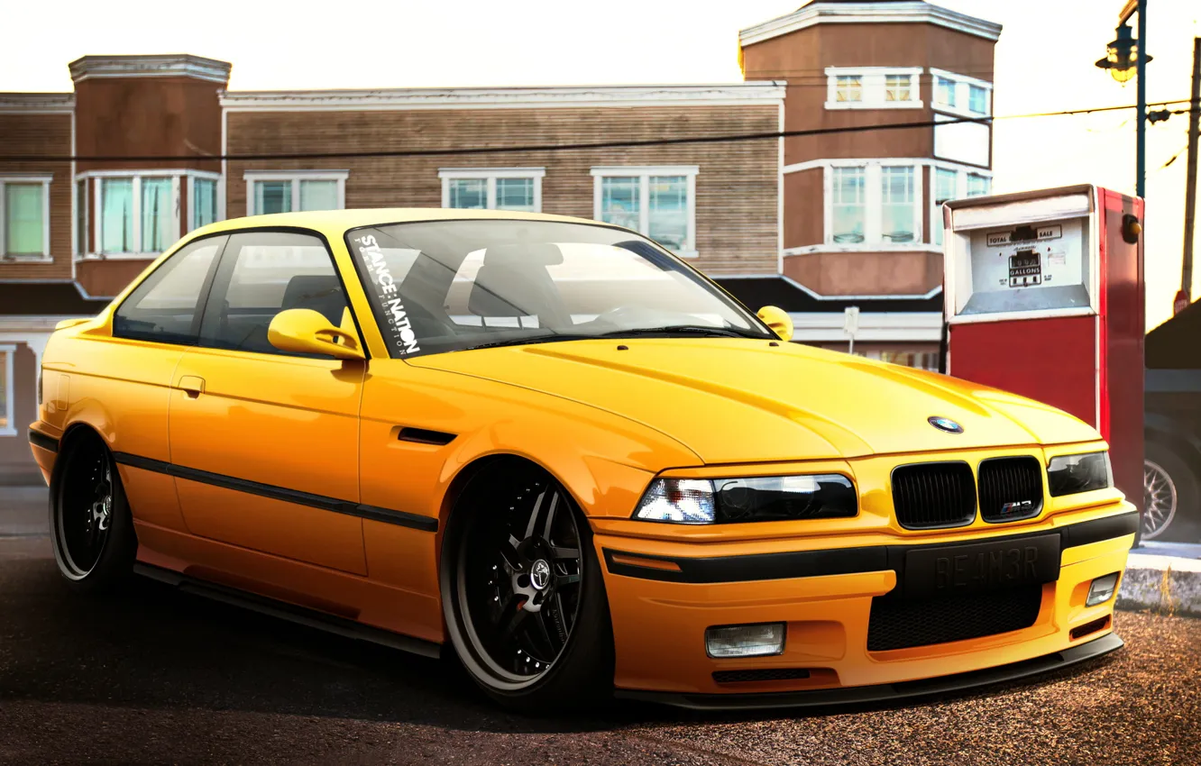 Photo wallpaper car, auto, BMW, tuning, bmw m3, E36, auto wallpaper