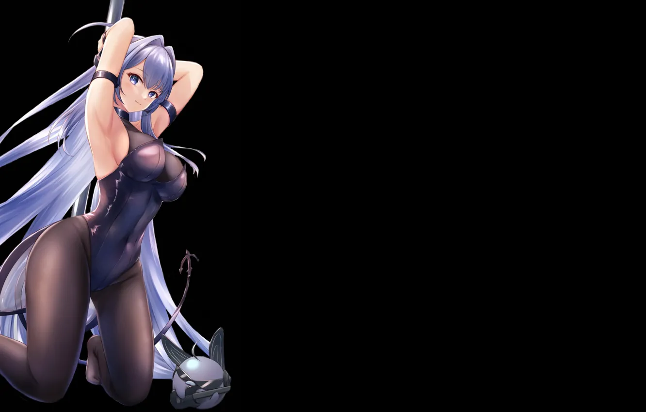 Photo wallpaper girl, sexy, boobs, anime, pretty, breasts, Pole, Azur Lane