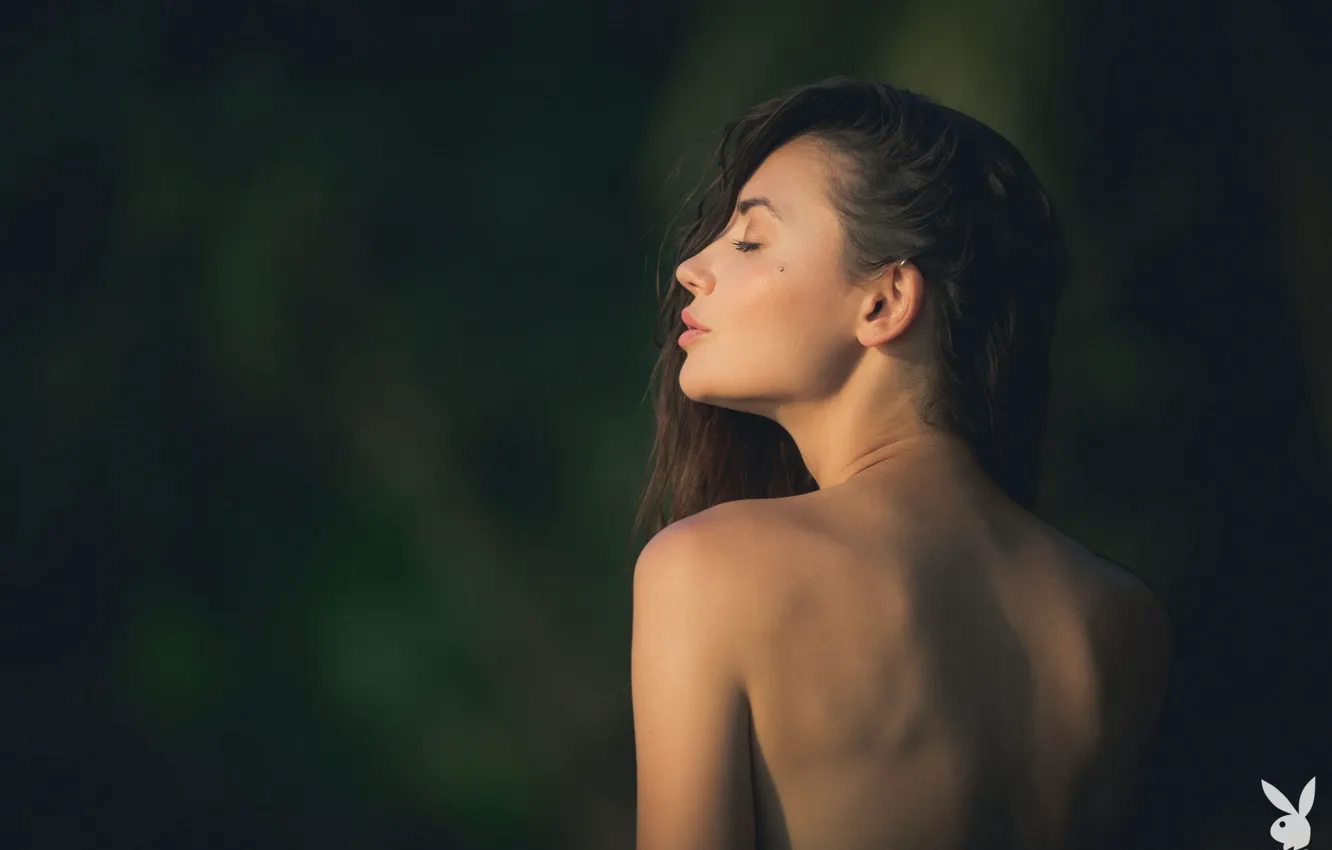 Photo wallpaper playboy, model, pose, Elilith, She Closed Her Eyes