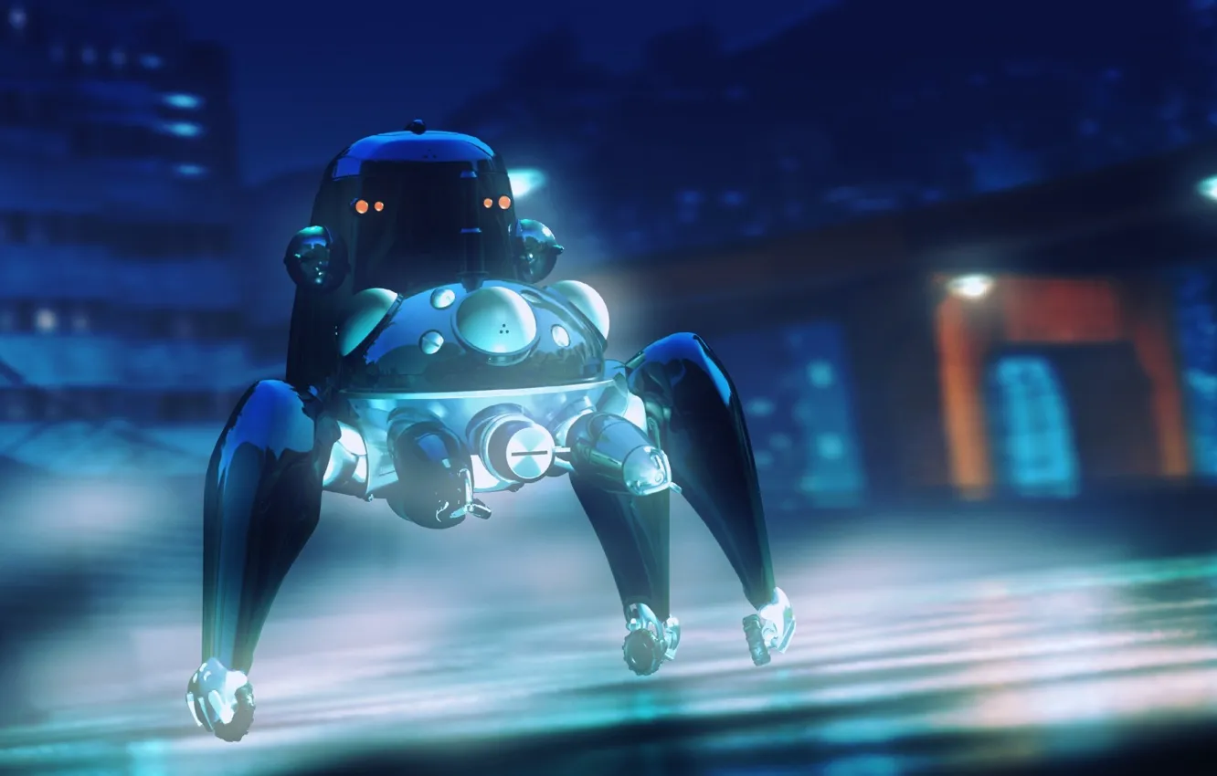 Photo wallpaper robot, Ghost in the Shell, Tachikoma