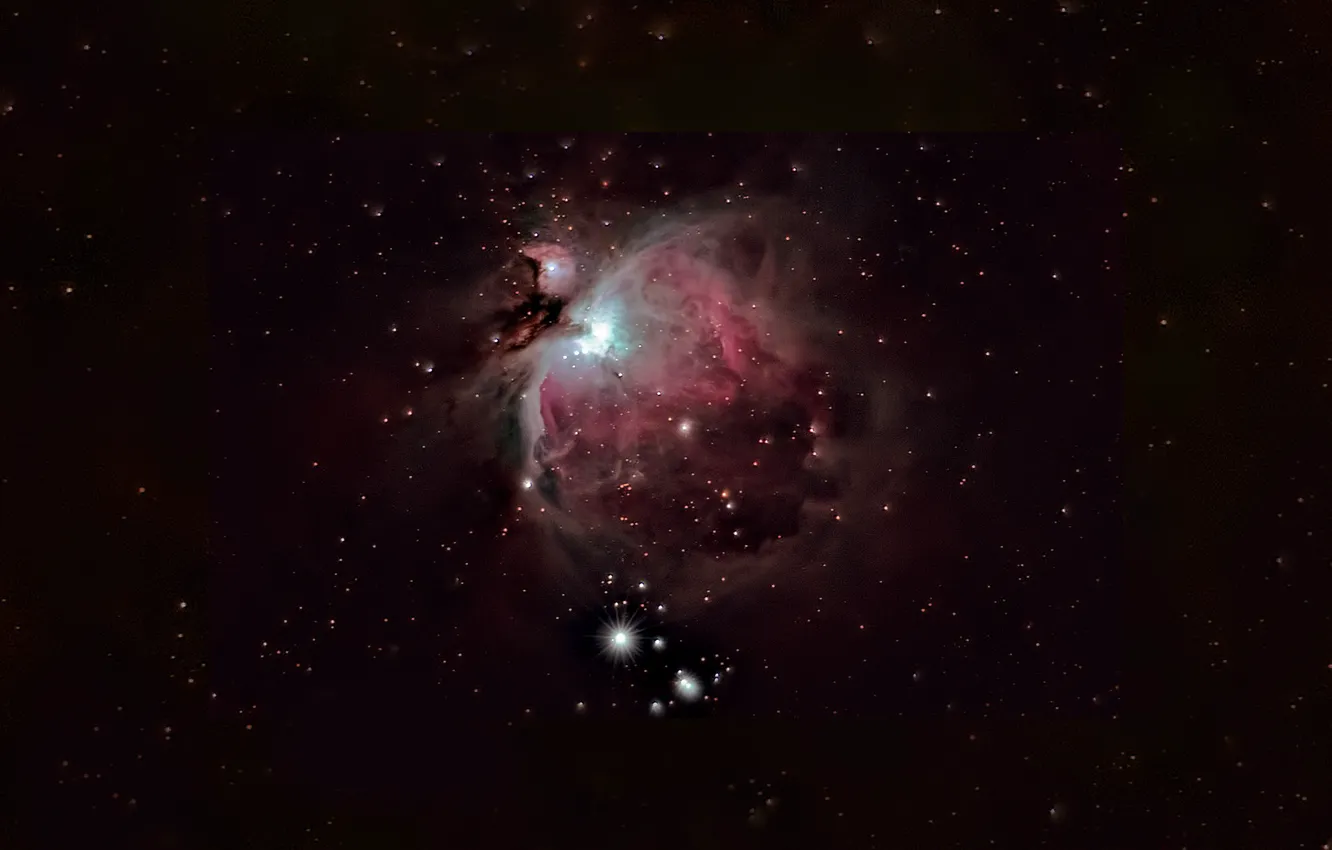 Photo wallpaper space, stars, beauty, Nebula, M42, Orion