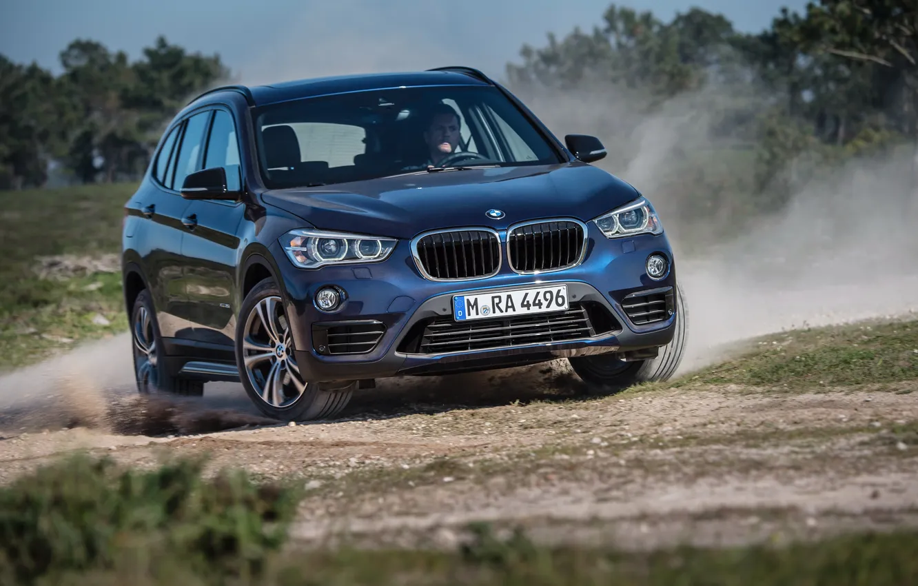 Photo wallpaper blue, BMW, BMW, xDrive, SUV, Sport Line, 2015, F48