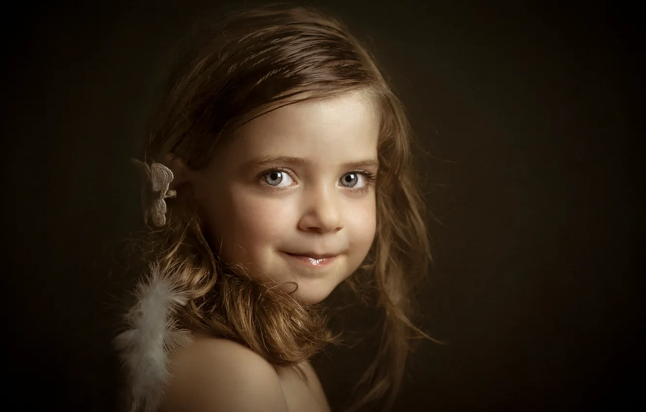 Photo wallpaper portrait, girl, Little Angels, Lucia
