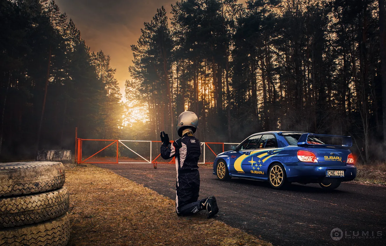 Photo wallpaper machine, auto, Subaru, photographer, WRX, auto, photography, photographer