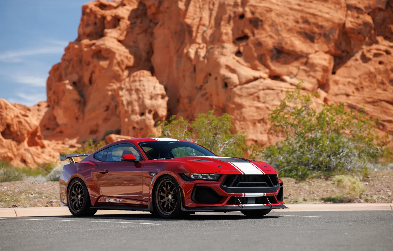 Photo wallpaper Mustang, Shelby, Shelby Super Snake, 2024