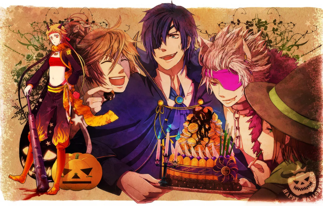 Photo wallpaper Halloween, guy, Sengoku Basara, The Era Of Unrest