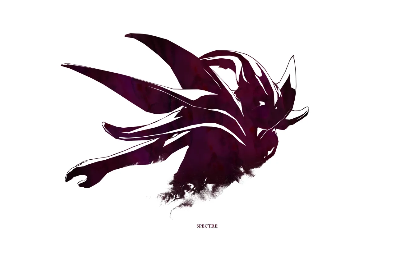 Photo wallpaper the game, Valve, dota 2, Minimalism, SPECTRE