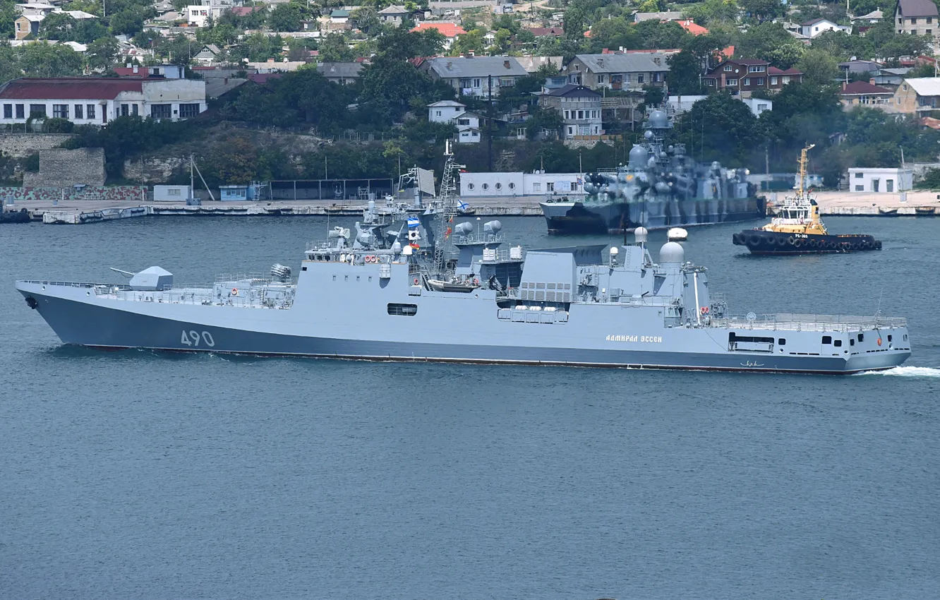 Photo wallpaper Admiral Essen, the project 11356, frigate, patrol ship