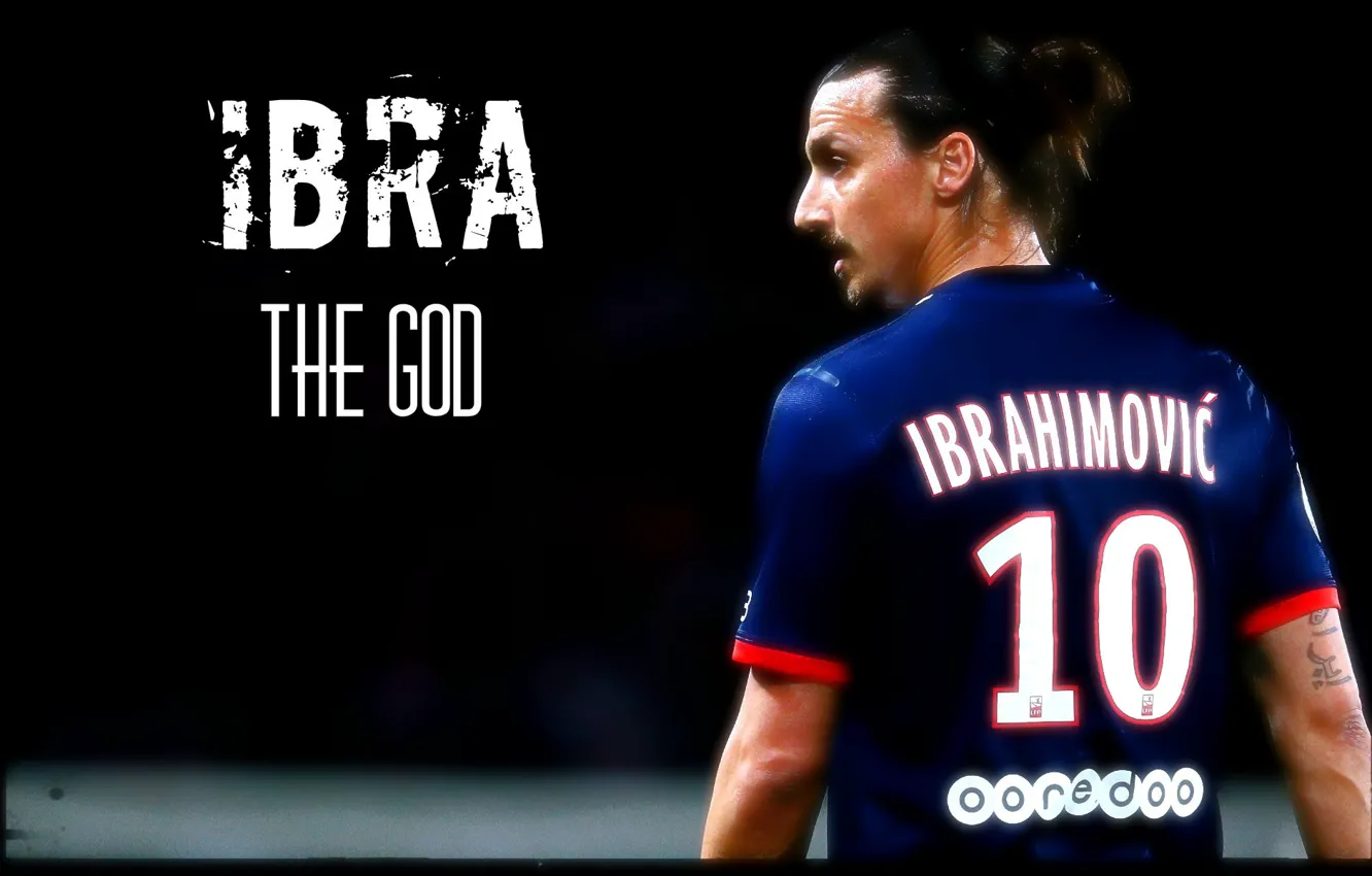 Photo wallpaper wallpaper, sport, football, player, Paris Saint-Germain, Zlatan Ibrahimovic