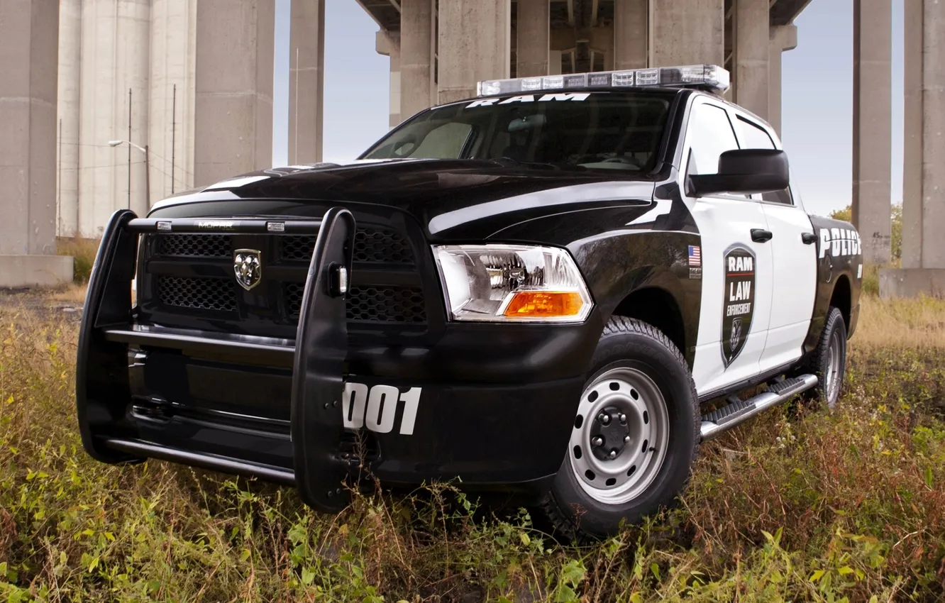 Photo wallpaper background, jeep, columns, Dodge, Dodge, pickup, the front, 1500