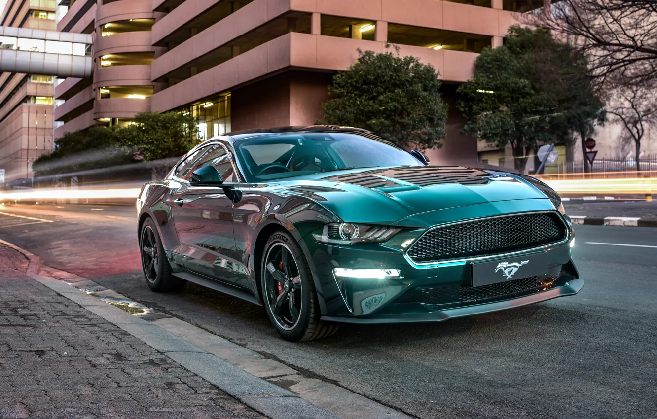 Photo wallpaper Mustang, Ford, Bullitt, 2019