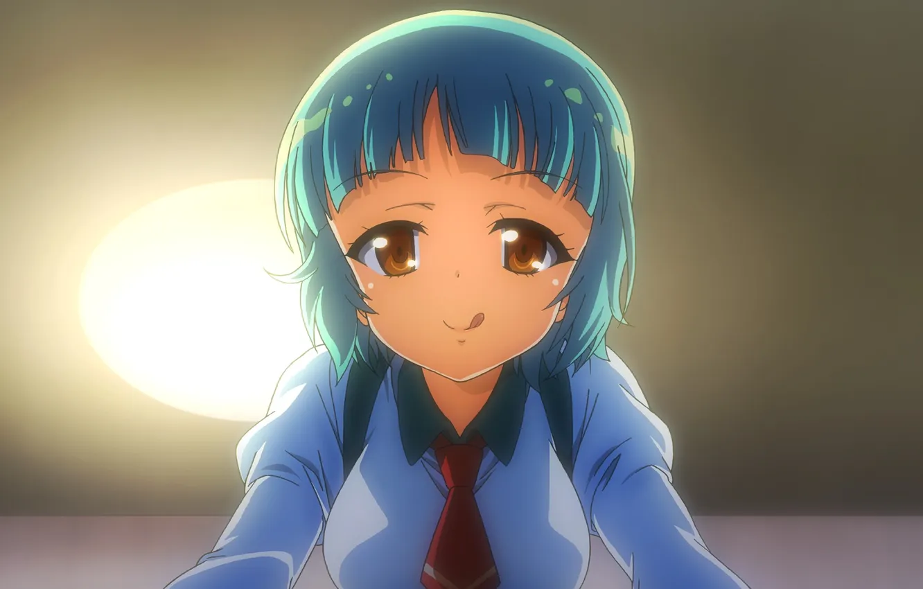 Photo wallpaper language, girl, anime, Aorio