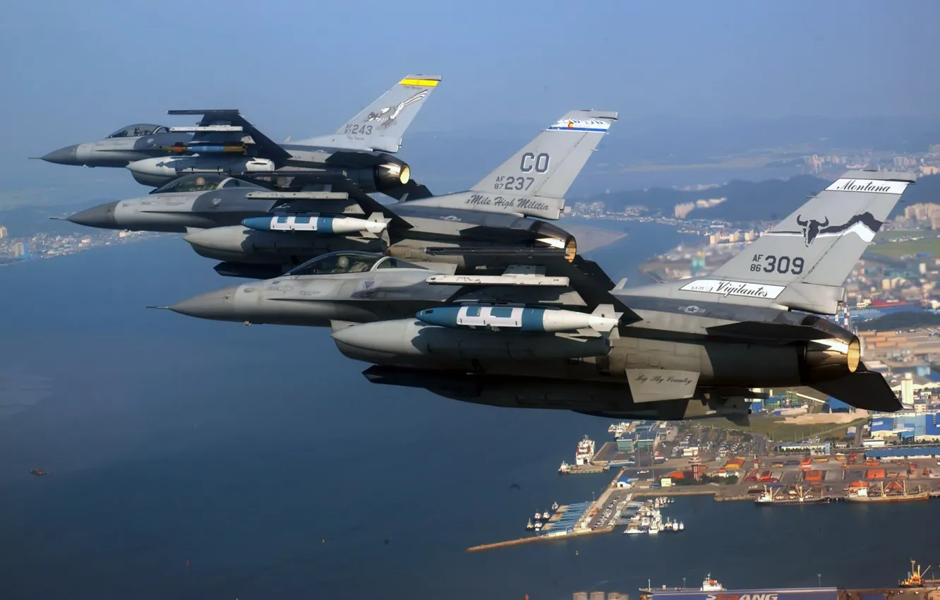 Photo wallpaper height, port, Istrebiteli