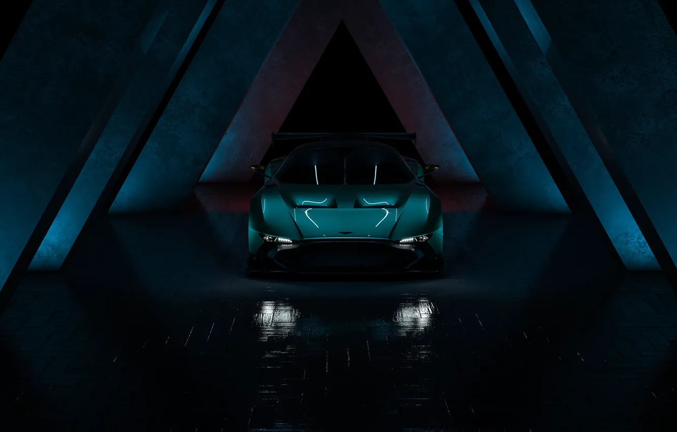 Photo wallpaper rendering, machine, Vulcan, Aston Martin, Transport & Vehicles, Aston Martin Vulcan, Concept Art, Ryan Giffary