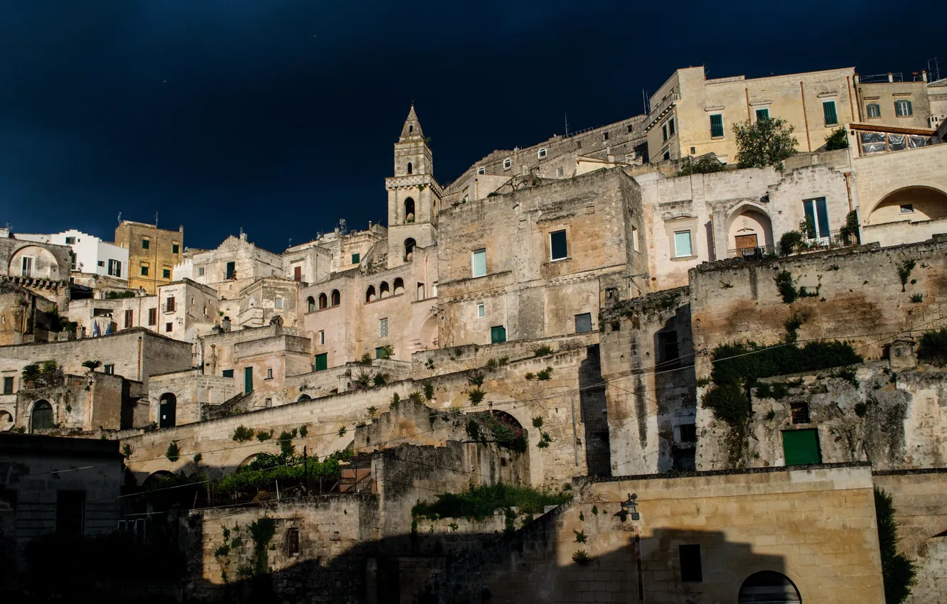 Photo wallpaper home, Italy, panorama, mater