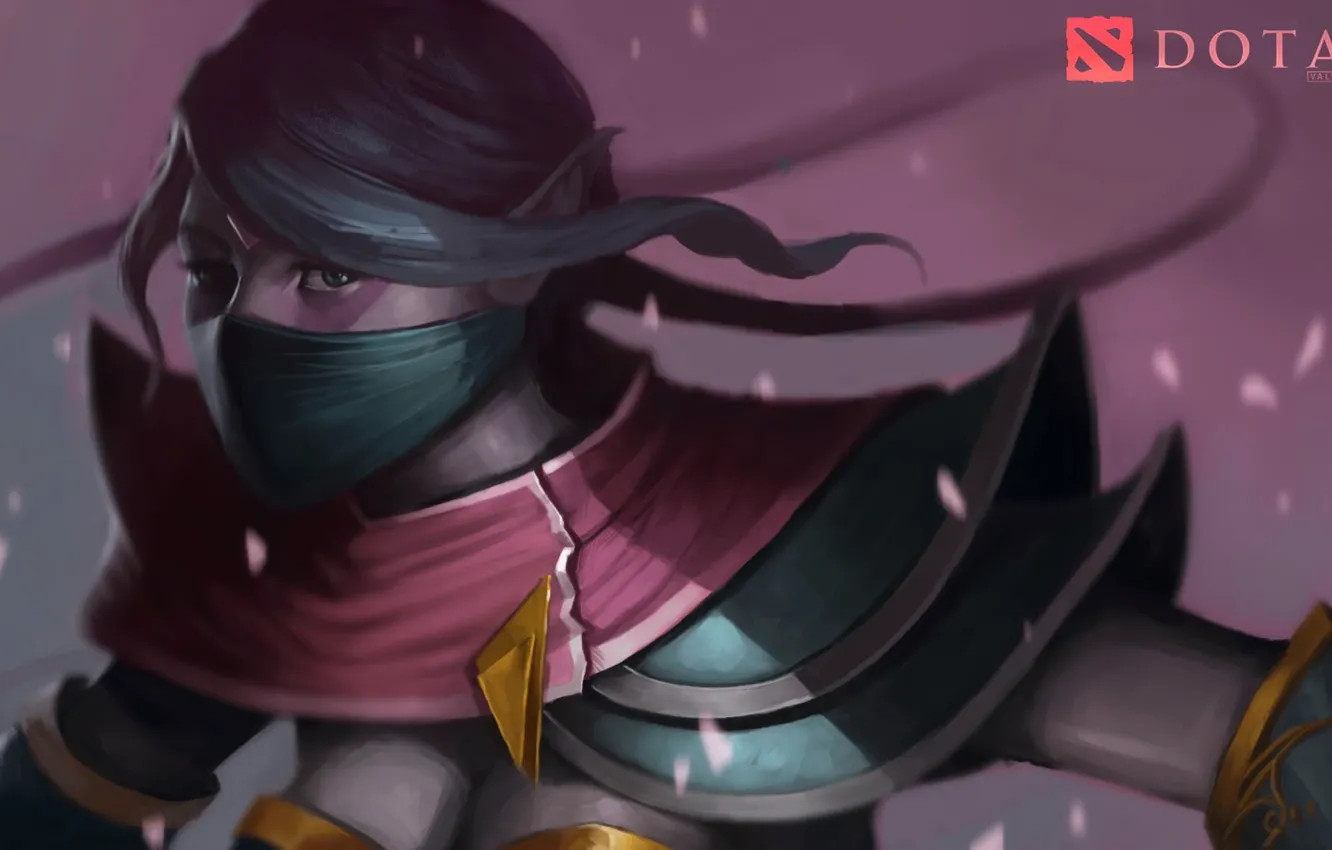Photo wallpaper look, girl, art, dota 2, joshcorpuz85, Lana, Templar Assassin