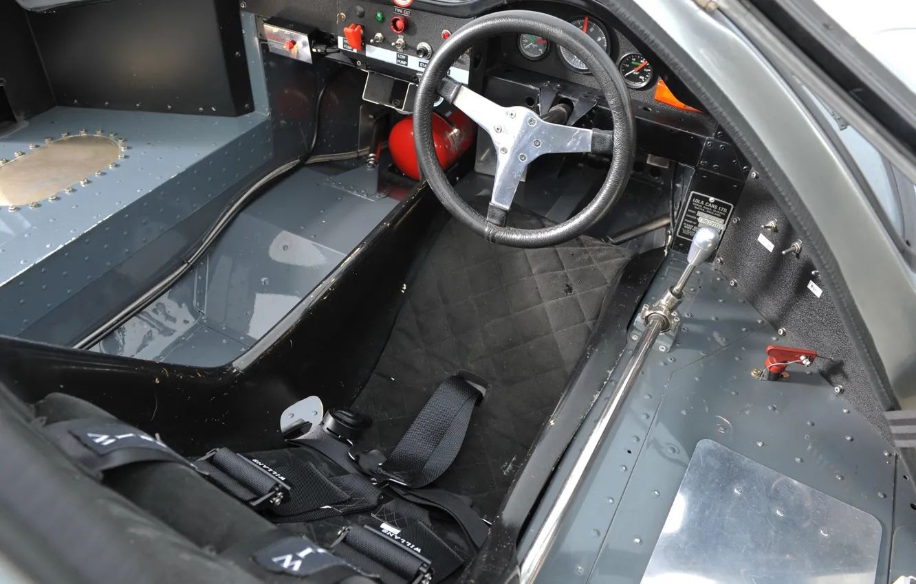 Wallpaper interior, Lola, the interior of the car, sports car, Lola ...