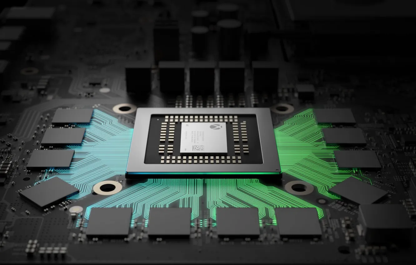 Photo wallpaper Microsoft, logo, Xbox, console, technology, Scorpio, Xbox Scorpio, Microsoft Scorpio