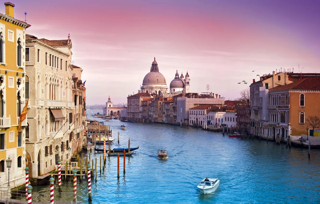 Photo wallpaper the city, Venice, channel