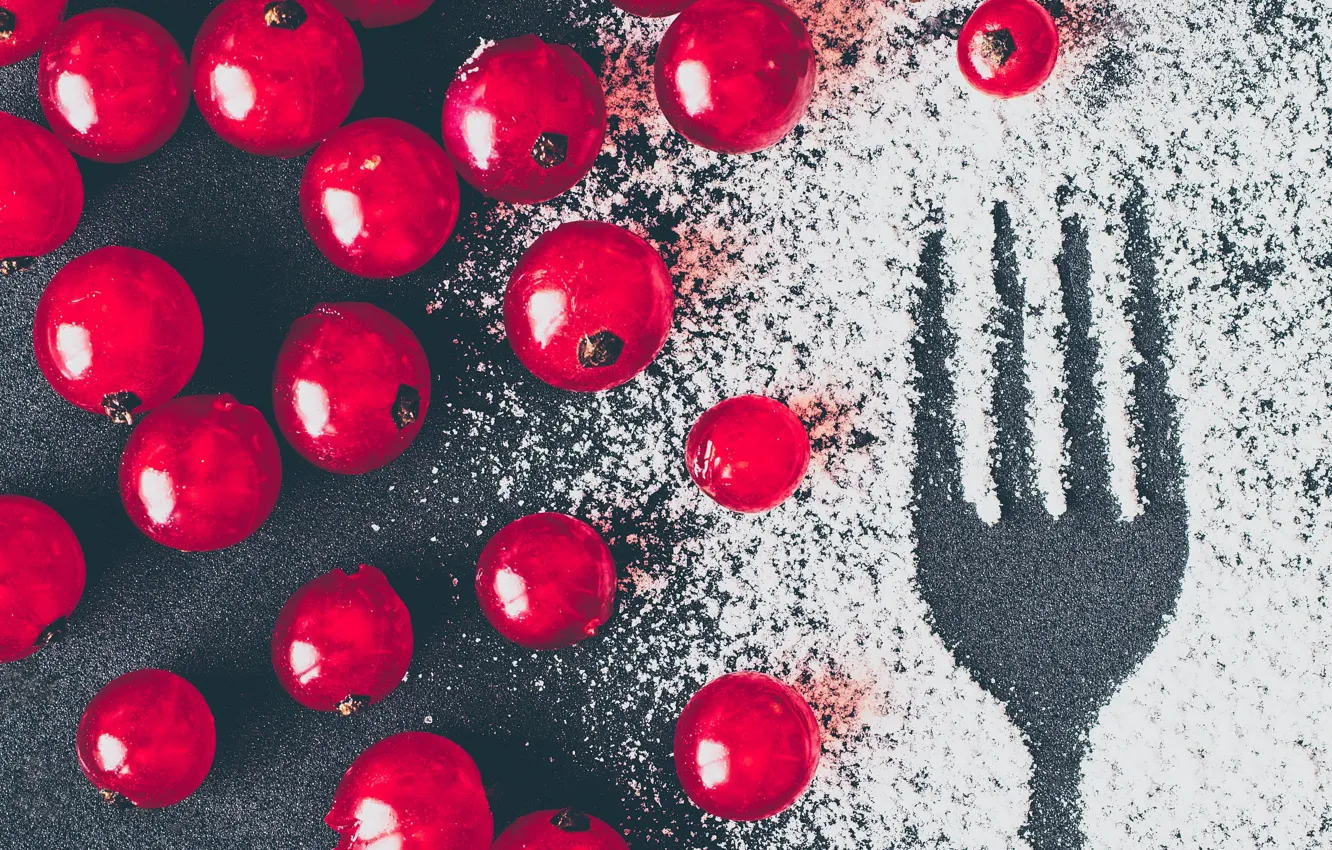 Photo wallpaper berries, background, currants